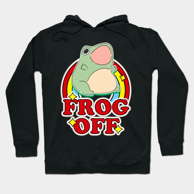 FROG OFF Hoodie by dinomikedesign